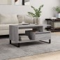 vidaXL Couchtisch Grau Sonoma 90x49x45 cm Holzwerkstoff vidaXL Couchtisch Grau Sonoma 90x49x45 cm Holzwerkstoff