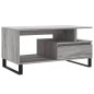 vidaXL Couchtisch Grau Sonoma 90x49x45 cm Holzwerkstoff vidaXL Couchtisch Grau Sonoma 90x49x45 cm Holzwerkstoff