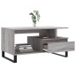 vidaXL Couchtisch Grau Sonoma 90x49x45 cm Holzwerkstoff vidaXL Couchtisch Grau Sonoma 90x49x45 cm Holzwerkstoff