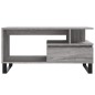 vidaXL Couchtisch Grau Sonoma 90x49x45 cm Holzwerkstoff vidaXL Couchtisch Grau Sonoma 90x49x45 cm Holzwerkstoff
