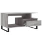 vidaXL Couchtisch Grau Sonoma 90x49x45 cm Holzwerkstoff vidaXL Couchtisch Grau Sonoma 90x49x45 cm Holzwerkstoff