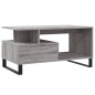 vidaXL Couchtisch Grau Sonoma 90x49x45 cm Holzwerkstoff vidaXL Couchtisch Grau Sonoma 90x49x45 cm Holzwerkstoff