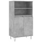 vidaXL Highboard Betongrau 60x36x110 cm Holzwerkstoff vidaXL Highboard Betongrau 60x36x110 cm Holzwerkstoff