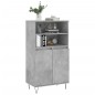 vidaXL Highboard Betongrau 60x36x110 cm Holzwerkstoff vidaXL Highboard Betongrau 60x36x110 cm Holzwerkstoff