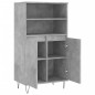 vidaXL Highboard Betongrau 60x36x110 cm Holzwerkstoff vidaXL Highboard Betongrau 60x36x110 cm Holzwerkstoff