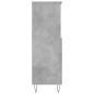 vidaXL Highboard Betongrau 60x36x110 cm Holzwerkstoff vidaXL Highboard Betongrau 60x36x110 cm Holzwerkstoff