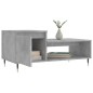 vidaXL Couchtisch Betongrau 100x50x45 cm Holzwerkstoff vidaXL Couchtisch Betongrau 100x50x45 cm Holzwerkstoff
