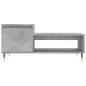 vidaXL Couchtisch Betongrau 100x50x45 cm Holzwerkstoff vidaXL Couchtisch Betongrau 100x50x45 cm Holzwerkstoff