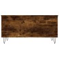 vidaXL Couchtisch Räuchereiche 90x44,5x45 cm Holzwerkstoff