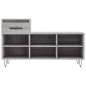 vidaXL Schuhregal Grau Sonoma 102x36x60 cm Holzwerkstoff vidaXL Schuhregal Grau Sonoma 102x36x60 cm Holzwerkstoff