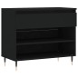 vidaXL Schuhregal Schwarz 70x36x60 cm Holzwerkstoff vidaXL Schuhregal Schwarz 70x36x60 cm Holzwerkstoff