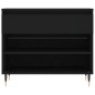 vidaXL Schuhregal Schwarz 70x36x60 cm Holzwerkstoff vidaXL Schuhregal Schwarz 70x36x60 cm Holzwerkstoff