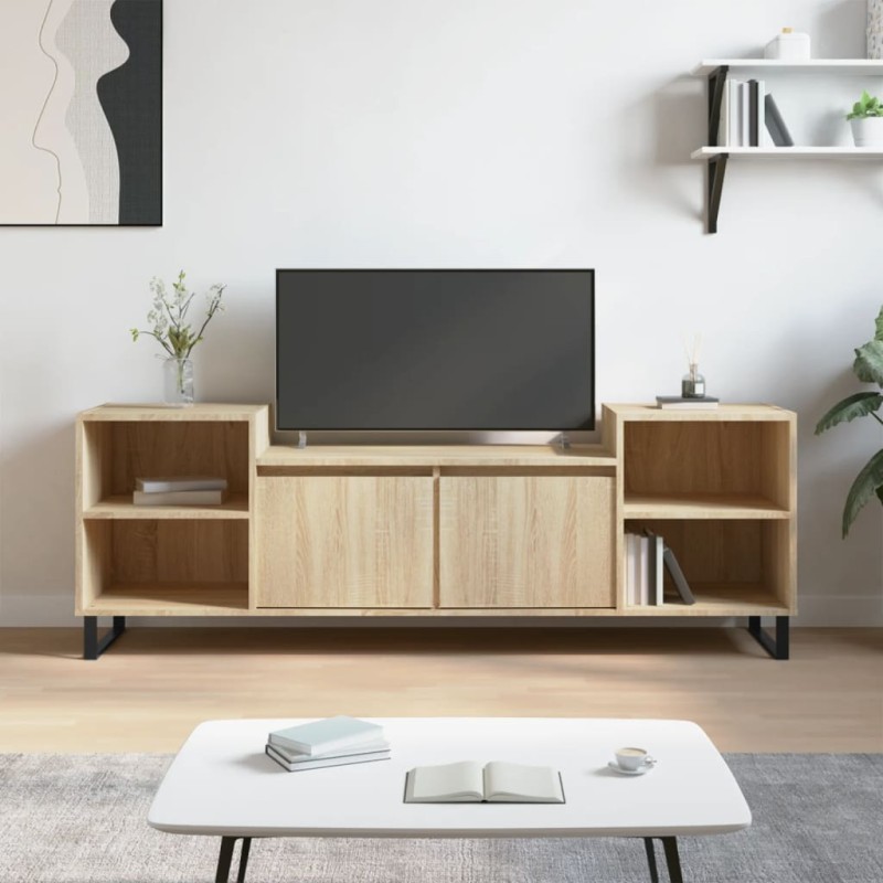 vidaXL TV-Schrank Sonoma-Eiche 160x35x55 cm Holzwerkstoff vidaXL TV-Schrank Sonoma-Eiche 160x35x55 cm Holzwerkstoff