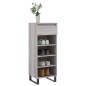 vidaXL Schuhschrank Grau Sonoma 40x36x105 cm Holzwerkstoff vidaXL Schuhschrank Grau Sonoma 40x36x105 cm Holzwerkstoff