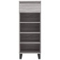 vidaXL Schuhschrank Grau Sonoma 40x36x105 cm Holzwerkstoff vidaXL Schuhschrank Grau Sonoma 40x36x105 cm Holzwerkstoff