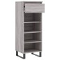 vidaXL Schuhschrank Grau Sonoma 40x36x105 cm Holzwerkstoff vidaXL Schuhschrank Grau Sonoma 40x36x105 cm Holzwerkstoff