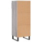 vidaXL Schuhschrank Grau Sonoma 40x36x105 cm Holzwerkstoff vidaXL Schuhschrank Grau Sonoma 40x36x105 cm Holzwerkstoff