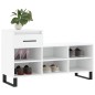 vidaXL Schuhregal Weiß 102x36x60 cm Holzwerkstoff vidaXL Schuhregal Weiß 102x36x60 cm Holzwerkstoff
