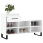 vidaXL Schuhregal Weiß 102x36x60 cm Holzwerkstoff vidaXL Schuhregal Weiß 102x36x60 cm Holzwerkstoff