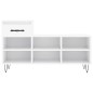 vidaXL Schuhregal Hochglanz-Weiß 102x36x60 cm Holzwerkstoff vidaXL Schuhregal Hochglanz-Weiß 102x36x60 cm Holzwerkstoff