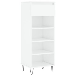 vidaXL Schuhschrank Hochglanz-Weiß 40x36x105 cm Holzwerkstoff