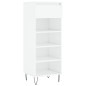 vidaXL Schuhschrank Hochglanz-Weiß 40x36x105 cm Holzwerkstoff vidaXL Schuhschrank Hochglanz-Weiß 40x36x105 cm Holzwerkstoff