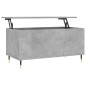 vidaXL Couchtisch Betongrau 90x44,5x45 cm Holzwerkstoff vidaXL Couchtisch Betongrau 90x44,5x45 cm Holzwerkstoff
