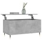 vidaXL Couchtisch Betongrau 90x44,5x45 cm Holzwerkstoff vidaXL Couchtisch Betongrau 90x44,5x45 cm Holzwerkstoff