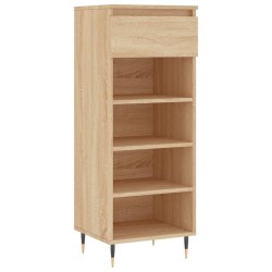 vidaXL Schuhschrank Sonoma-Eiche 40x36x105 cm Holzwerkstoff