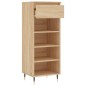 vidaXL Schuhschrank Sonoma-Eiche 40x36x105 cm Holzwerkstoff vidaXL Schuhschrank Sonoma-Eiche 40x36x105 cm Holzwerkstoff