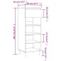 vidaXL Schuhschrank Sonoma-Eiche 40x36x105 cm Holzwerkstoff vidaXL Schuhschrank Sonoma-Eiche 40x36x105 cm Holzwerkstoff