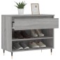 vidaXL Schuhregal Grau Sonoma 70x36x60 cm Holzwerkstoff vidaXL Schuhregal Grau Sonoma 70x36x60 cm Holzwerkstoff
