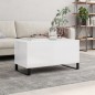vidaXL Couchtisch Hochglanz-Weiß 90x44,5x45 cm Holzwerkstoff vidaXL Couchtisch Hochglanz-Weiß 90x44,5x45 cm Holzwerkstoff