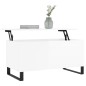 vidaXL Couchtisch Hochglanz-Weiß 90x44,5x45 cm Holzwerkstoff vidaXL Couchtisch Hochglanz-Weiß 90x44,5x45 cm Holzwerkstoff