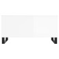 vidaXL Couchtisch Hochglanz-Weiß 90x44,5x45 cm Holzwerkstoff vidaXL Couchtisch Hochglanz-Weiß 90x44,5x45 cm Holzwerkstoff