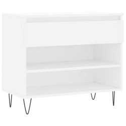vidaXL Schuhregal Weiß 70x36x60 cm Holzwerkstoff