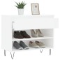 vidaXL Schuhregal Weiß 70x36x60 cm Holzwerkstoff vidaXL Schuhregal Weiß 70x36x60 cm Holzwerkstoff