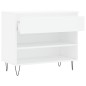 vidaXL Schuhregal Weiß 70x36x60 cm Holzwerkstoff vidaXL Schuhregal Weiß 70x36x60 cm Holzwerkstoff