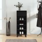 vidaXL Schuhschrank Schwarz 40x36x105 cm Holzwerkstoff vidaXL Schuhschrank Schwarz 40x36x105 cm Holzwerkstoff