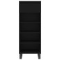 vidaXL Schuhschrank Schwarz 40x36x105 cm Holzwerkstoff vidaXL Schuhschrank Schwarz 40x36x105 cm Holzwerkstoff