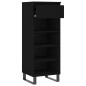 vidaXL Schuhschrank Schwarz 40x36x105 cm Holzwerkstoff vidaXL Schuhschrank Schwarz 40x36x105 cm Holzwerkstoff