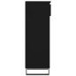 vidaXL Schuhschrank Schwarz 40x36x105 cm Holzwerkstoff vidaXL Schuhschrank Schwarz 40x36x105 cm Holzwerkstoff