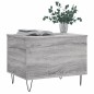 vidaXL Couchtisch Grau Sonoma 60x44,5x45 cm Holzwerkstoff vidaXL Couchtisch Grau Sonoma 60x44,5x45 cm Holzwerkstoff
