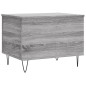 vidaXL Couchtisch Grau Sonoma 60x44,5x45 cm Holzwerkstoff vidaXL Couchtisch Grau Sonoma 60x44,5x45 cm Holzwerkstoff