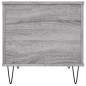 vidaXL Couchtisch Grau Sonoma 60x44,5x45 cm Holzwerkstoff vidaXL Couchtisch Grau Sonoma 60x44,5x45 cm Holzwerkstoff