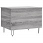 vidaXL Couchtisch Grau Sonoma 60x44,5x45 cm Holzwerkstoff vidaXL Couchtisch Grau Sonoma 60x44,5x45 cm Holzwerkstoff