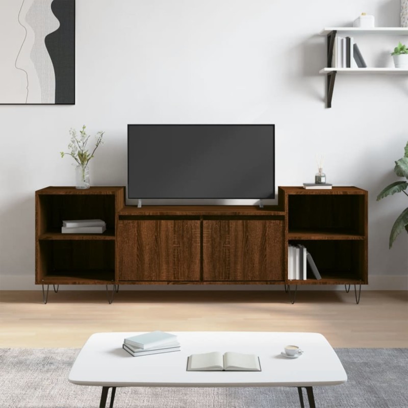 vidaXL TV-Schrank Braun Eichen-Optik 160x35x55 cm Holzwerkstoff vidaXL TV-Schrank Braun Eichen-Optik 160x35x55 cm Holzwerkstoff