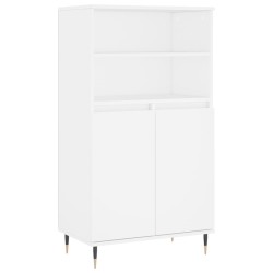 vidaXL Highboard Weiß 60x36x110 cm Holzwerkstoff