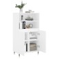 vidaXL Highboard Weiß 60x36x110 cm Holzwerkstoff vidaXL Highboard Weiß 60x36x110 cm Holzwerkstoff