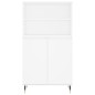 vidaXL Highboard Weiß 60x36x110 cm Holzwerkstoff vidaXL Highboard Weiß 60x36x110 cm Holzwerkstoff